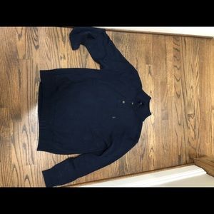 Polo sweater size large navy